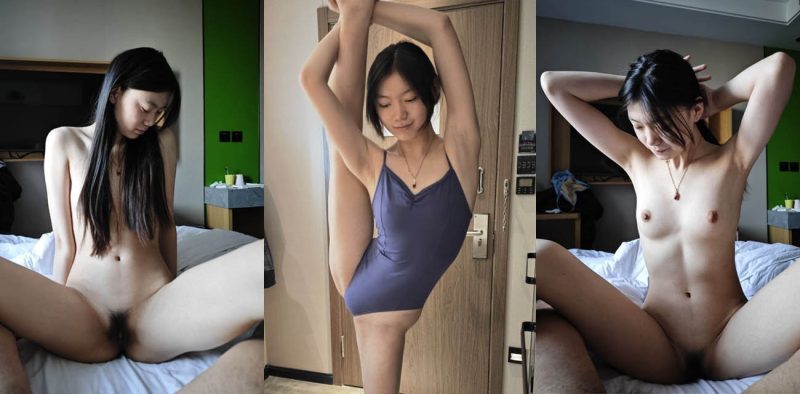 舞蹈系清纯美女私拍泄露！一字马展示娇嫩身躯 翘臀高抬迎合抽插 呻吟娇媚直击感官！-51吃瓜网