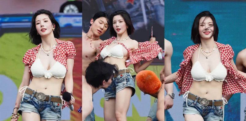 水弹音乐节明星 权恩妃 火辣热舞表演 魔鬼身材圆润巨乳 配合撩人舞姿 骚浪反差尽显！-51吃瓜网