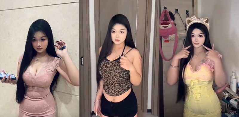 抖音巨乳网红 格格巫 性爱视频流出！穿着情趣内衣揉奶露穴 被金主后入操得臀浪翻天！-51吃瓜网