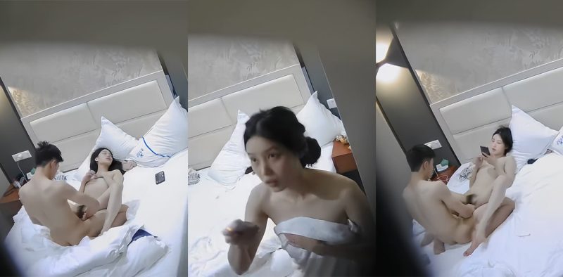大学城针情侣做爱 被孔摄像头高清盗摄 高颜值美女边打游戏边被操 连续中出俩次 腿软到下来床！-51吃瓜网