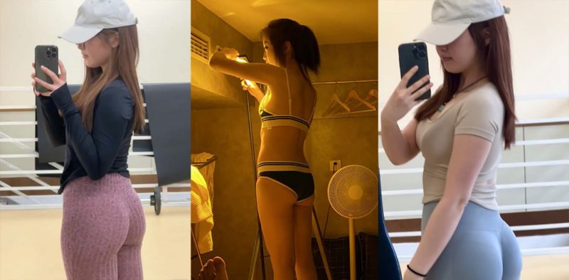 喜欢健身的甜美大学生 性爱视频被渣男曝光 撅着蜜桃臀情趣后入 主动摇臀被各种无套爆操！-51吃瓜网