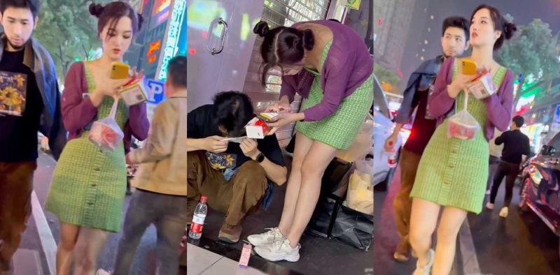 夜市抄底极品美女裙下 真空陪醉酒男友逛街 都可以想象到如此尤物等会回家以后的惨叫了！-51吃瓜网