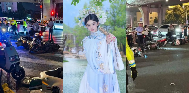 河南郑州惊现奇葩小仙女 驾驶小米su7连撞多人后被吓傻 竟坐在车里想文案发抖音！-51吃瓜网