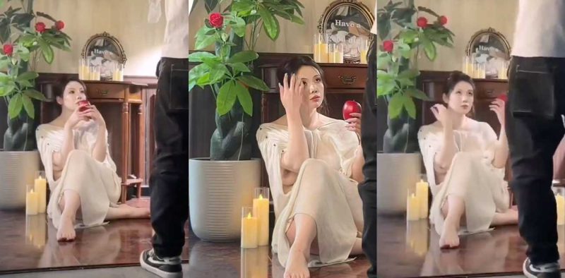 抖音网红 姜泥 拍摄写真时意外露点 作品发布后账号立刻私密 稀有资源独家曝光！-51吃瓜网