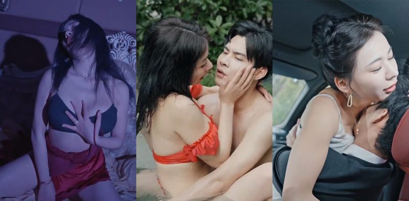 擦边短剧《温泉韵事》在擦边的更边缘疯狂试探 揉奶抠逼超大尺度爽不停！-51吃瓜网