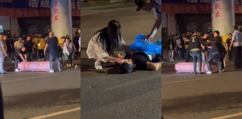 河北辛集再现惨烈车祸 醉汉躺马路上 被醉驾无证男子当场撞死 现场多视角视频曝光！-51吃瓜网
