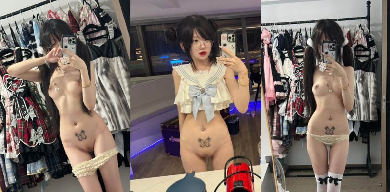 抖音女网红 砂糖璐 全裸定制视频！腰间蝴蝶纹身性感撩人 抓奶揉胸露逼 秀身材引爆欲望！-51吃瓜网