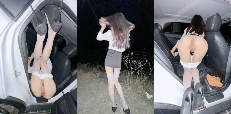 51原创小姨子的秘密 深夜带灰丝高跟小姨子去山顶激情车震 路边车来车往惊险刺激下内射满逼！-51吃瓜网