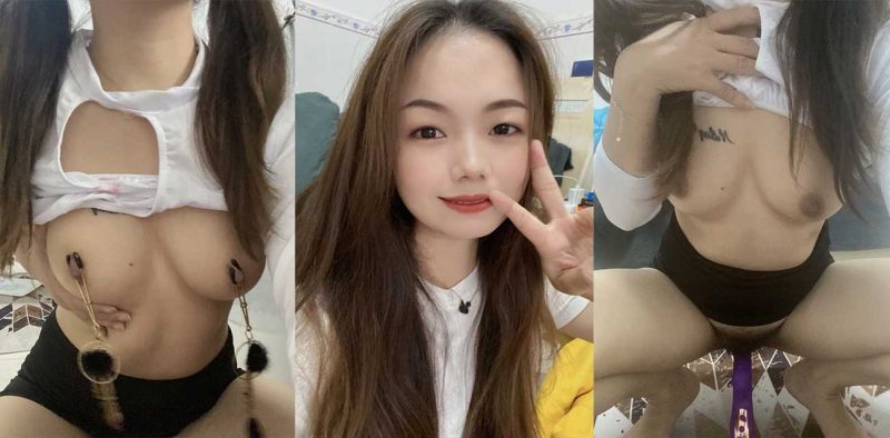 上海清纯学妹 网调自慰视频被男友曝光 带着乳夹跳蛋震穴 高潮呻吟十分销魂！-51吃瓜网